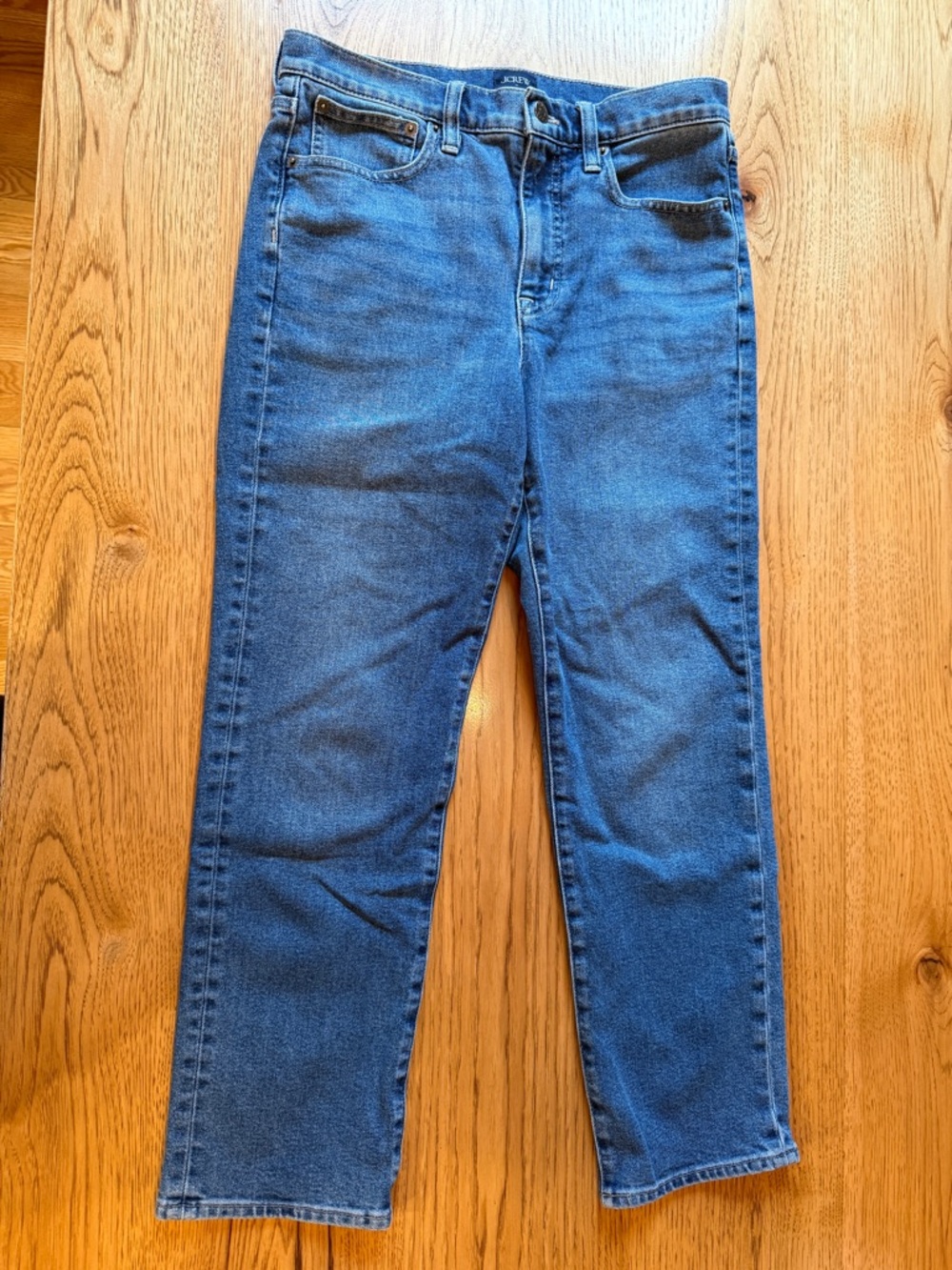 J. Crew Women Essential Straight Denim Jeans - Size 27